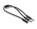 Ugreen 20898 kabel audio 0,2 m 2 x 3.5mm 3.5mm Czarny Ugreen