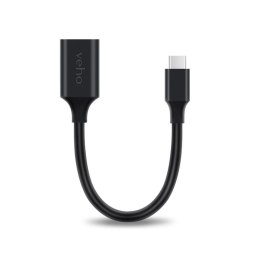 Veho VCL-220-USBCA kabel USB USB 3.2 Gen 1 (3.1 Gen 1) 0,15 m USB C USB A Czarny Veho