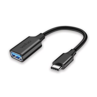 Veho VCL-220-USBCA kabel USB USB 3.2 Gen 1 (3.1 Gen 1) 0,15 m USB C USB A Czarny Veho