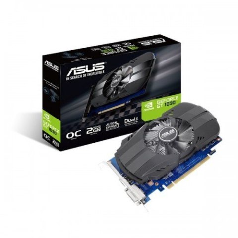 Asus Karta graficzna GeForce GT 1030 OC 2GB GDDR5 64BIT HDMI/DVI