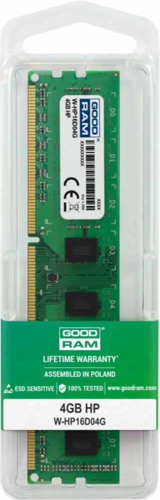 GOODRAM Pamięć dedykowana desktop HP 4GB/1600(1333/1066)