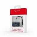 Gembird Czytnik kart na USB-C SDXC/combo/czarny