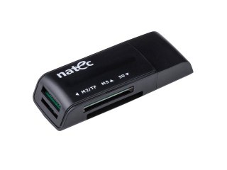 Natec Czytnik kart pamięci ANT 3 Mini (SDHC/MMC/M2/Micro SD) Black