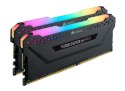 Corsair Pamięć DDR4 Vengeance RGB PRO 16GB/3200(2x8GB) czarna C16 Ryzen