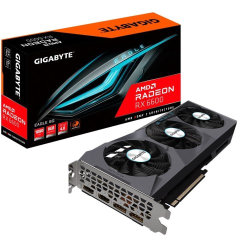 Gigabyte Karta graficzna Radeon RX 6600 EAGLE 8GB GDDR6 128bit 2DP/2HDMI