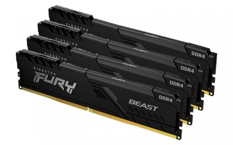 Kingston Pamięć DDR4 FURY Beast 128GB(4*32GB)/3200 CL16