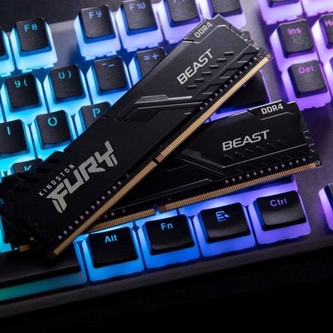 Kingston Pamięć DDR4 FURY Beast 128GB(4*32GB)/3200 CL16