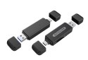 SITECOM Czytnik kart 2w1 USB-C USB-A