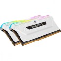 Corsair Pamięć DDR4 Vengeance RGB PRO SL 16GB/3200(2*8GB) biały