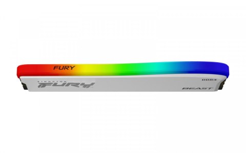 Kingston Pamięć DDR4 Fury Beast RGB 16GB(1*16GB)/3200 CL16 biała