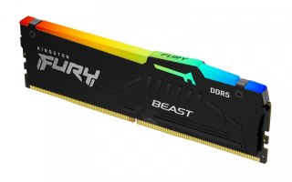 Kingston Pamięć DDR5 Fury Beast RGB 16GB(2*8GB)/5200 CL40