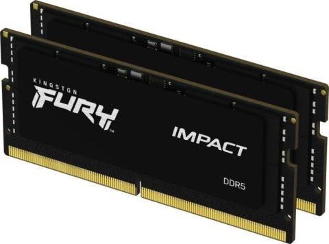 Kingston Pamięć DDR5 SODIMM Fury Impact 32GB(2*16GB)/4800 CL38