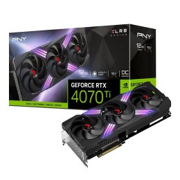 PNY Karta graficzna GeForce RTX 4070Ti 12GB XLR8 Gaming Verto OC VCG4070T12TFXXPB1-O