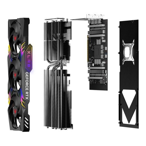 PNY Karta graficzna GeForce RTX 4080 16GB XLR8 Gaming Verto Epix-x RGB Triple Fan