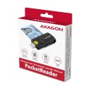 AXAGON CRE-SMP2A Czytnik kart identyfikacyjnych & SD/microSD/SIM card PocketReader USB