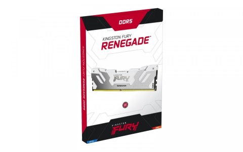 Kingston Pamięć DDR5 Fury Renegade 16GB(1*16GB)/7200 CL38 biała