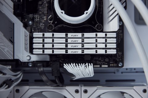 Kingston Pamięć DDR5 Fury Renegade White 16GB(1*16GB)/6400 CL32