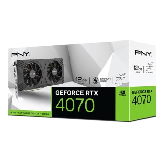 PNY Karta graficzna GeForce RTX 4070 12GB DUAL FAN VCG407012DFXPB1