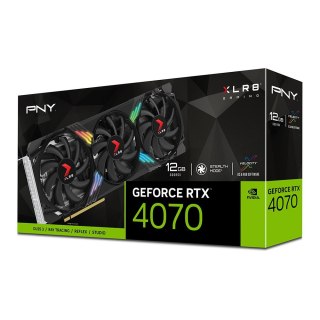 PNY Karta graficzna GeForce RTX 4070 12GB TRIPLE FAN VCG407012TFXXPB1