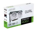 Asus Karta graficzna GeForce RTX 4060 DUAL OC 8GB WHITE GDDR6 128bit 3DP