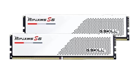 G.SKILL Pamięć PC DDR5 64GB (2x32GB) Ripjaws S5 6000MHz CL30 XMP3 biała