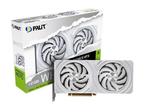 Palit Karta graficzna GeForce RTX 4070 12GB GDDR6X 192bit 3DP biała