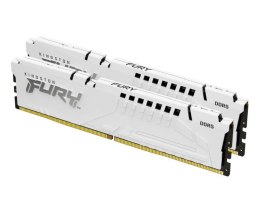 Kingston Pamięć DDR5 Fury Beast White 32GB(2*16GB)/6000 CL36