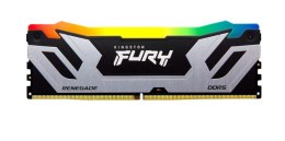 Kingston Pamięć DDR5 Fury Renegade Silver RGB 24GB(1*24GB)/8400 CL40