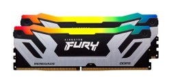 Kingston Pamięć DDR5 Fury Renegade Silver RGB 48GB(2*24GB)/8400 CL40