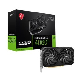 MSI Karta graficzna GeForce RTX 4060 Ti VENTUS 2X E1 OC 8GB GDDR6 128bit czarna