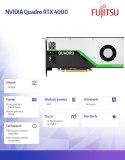 Fujitsu Karta graficzna NVIDIA Quadro RTX 4000 S26462-F2222-L405