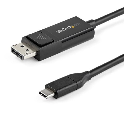 StarTech CDP2DP2MBD adapter kablowy 2 m USB Type-C DisplayPort Czarny StarTech.com