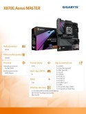 Gigabyte Płyta główna X870E AORUS MASTER AM5 4DDR5 HDMI/USB-C ATX