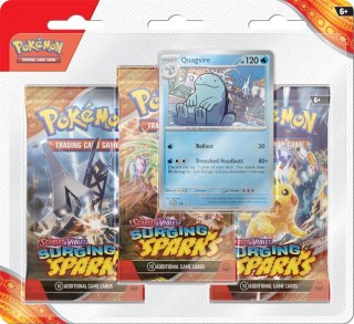 Pokemon TCG Karty Scarlet & Violet - Surging Sparks - 3-Pack Blister Quagsire