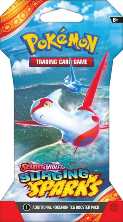 Pokemon TCG Karty Scarlet & Violet - Surging Sparks - Sleeved Booster 1 sztuka