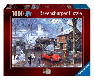 Ravensburger Polska Puzzle 1000 elementów Zimowy dworzec