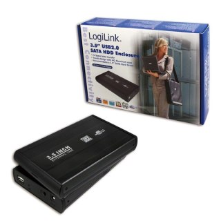 LogiLink Obudowa aluminiowa na dysk SATA 3,5' USB2.0