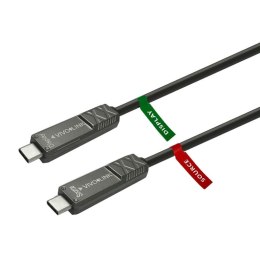 Vivolink PROUSBCMM12.5OP kabel USB 12,5 m USB 3.2 Gen 2 (3.1 Gen 2) USB C Czarny Vivolink