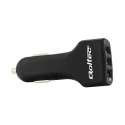 Qoltec Ładowarka samochodowa do urządzeń mobilnych 24W | 5V | 4.8A | 3xUSB FAST CHARGER