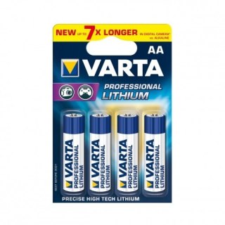 Varta Baterie litowe R6 (AA) professional 4 sztuki