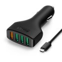 AUKEY Ładowarka samochodowa CC-T9 ultraszybka 4xUSB Quick Charge 3.0 10.2A 54W