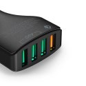 AUKEY Ładowarka samochodowa CC-T9 ultraszybka 4xUSB Quick Charge 3.0 10.2A 54W