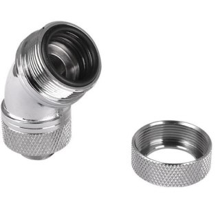 Thermaltake Pacific G1/4 x 16mm 45 złączka adapter kątowy - Chrome