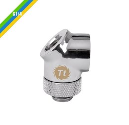 Thermaltake Pacific G1/4 45 i 90 złączka adapter kątowy - Chrome