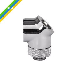 Thermaltake Pacific G1/4 45 złączka adapter kątowy - Chrome