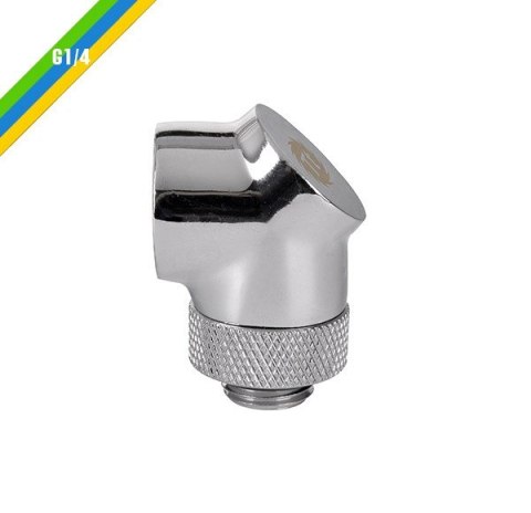 Thermaltake Pacific G1/4 90 złączka adapter kątowy - Chrome