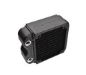 Thermaltake Pacific RL120 (120mm, 5x G 1/4", aluminium) radiator - Black