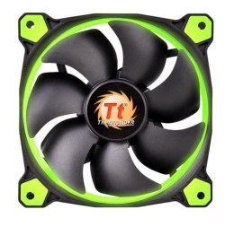 Thermaltake Wentylator Riing 12 LED (120mm, LNC, 1500 RPM) Retail/Box Zielony