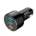 AUKEY CC-T11 ładowarka samochodowa 3xUSB Quick Charge 3.0 | 7.8A | 42W + kabel USB-C