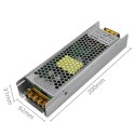 Qoltec Zasilacz LED Driver | SLIM | 100-240V | IP20 | 150W | 12V |12.5A